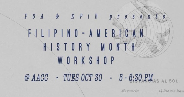 PSA x KPiB: Filipino-American History Workshop